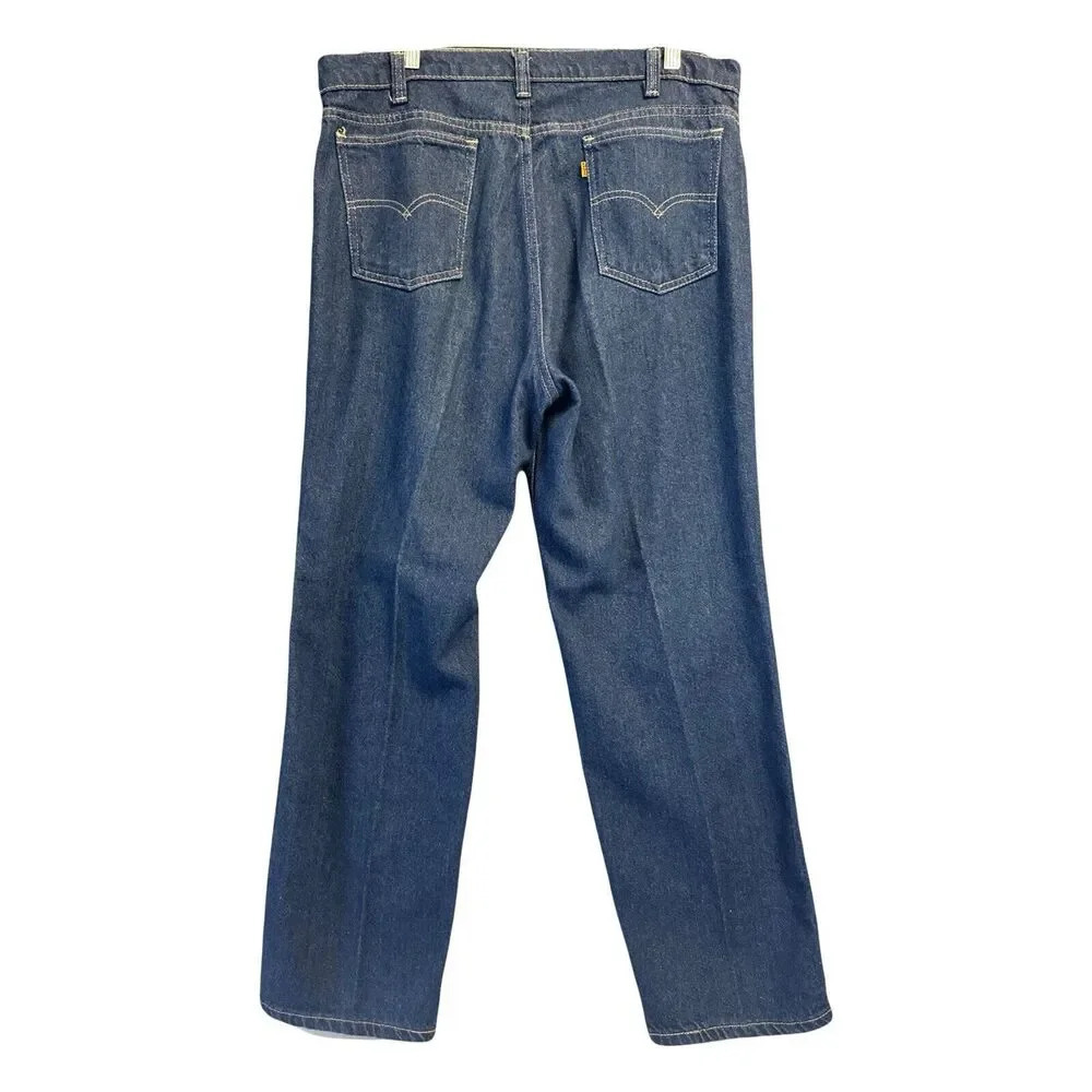VTG Levi's 769 Orange Tab With A Skosh More Room Mens Jeans Size 36X30 80s - Picture 2 of 13